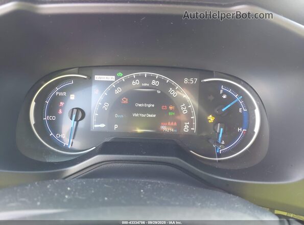 2T3EWRFV9LW047930 2020 TOYOTA RAV4 HYBRID White Вид задніх сидінь