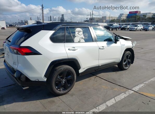 2T3EWRFV9LW047930 2020 TOYOTA RAV4 HYBRID White Задня права чверть