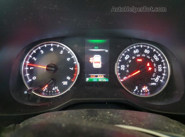 2T3F1RFV0LC064328 2020 TOYOTA LE Burgundy Vista del cuadro de instrumentos