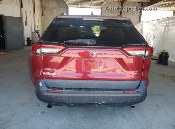 2T3F1RFV0LC064328 2020 TOYOTA LE Burgundy Vista trasera