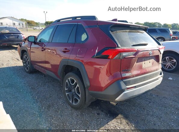 2T3J1RFV6LC108892 2020 TOYOTA RAV4 Maroon უკანა მარცხენა