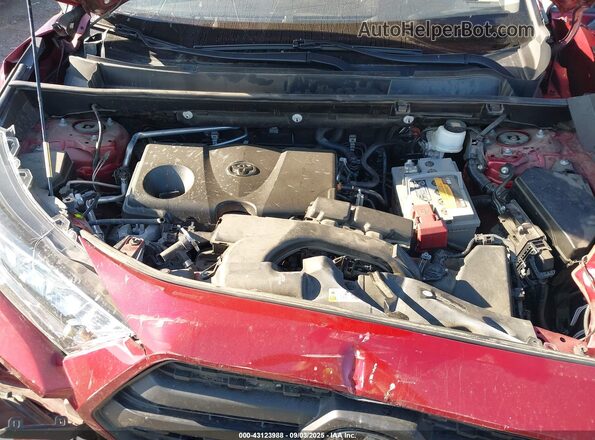 2T3J1RFV6LC108892 2020 TOYOTA RAV4 Maroon უკანა ხედი