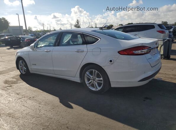 3FA6P0LU4JR118600 2018 FORD FUSION White 