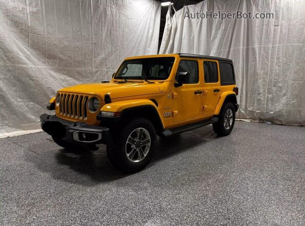 1C4HJXEG6MW754621 2021 JEEP WRANGLER Yellow 