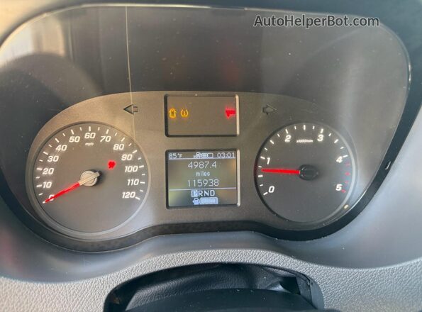 W1W4EBHY1LT028356 2020 MERCEDES-BENZ SPRINTER White Instrument cluster view
