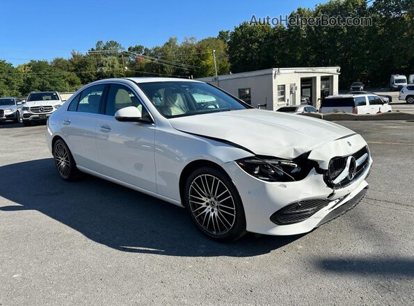 W1KAF4HB6SR288627 2025 MERCEDES-BENZ C-CLASS White Widok z przodu