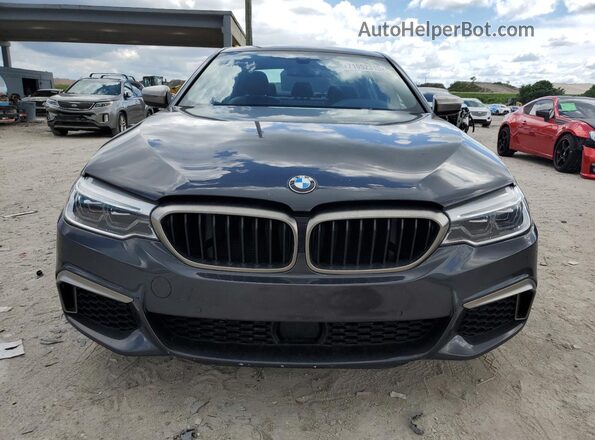 WBAJB9C53JB286164 2018 BMW M5 Серый Вид сзади
