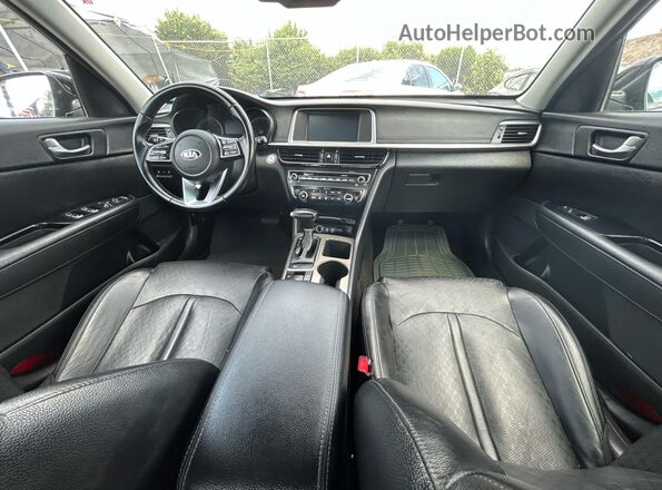 KNAGU4LE6L5044672 2020 KIA OPTIMA Black Вид задніх сидінь