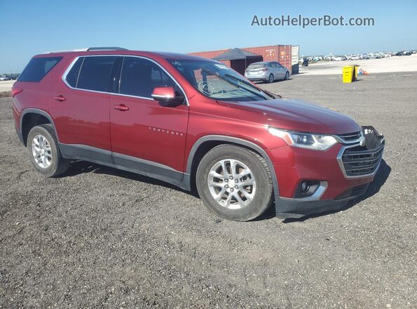 1GNERGKW6JJ281018 2018 CHEVROLET TRAVERSE Red 