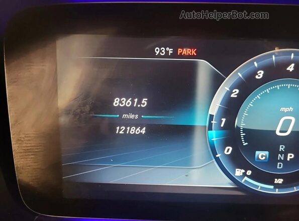 WDDUG8GB3JA399510 2018 MERCEDES-BENZ S-CLASS Черный Вид щитка приборов
