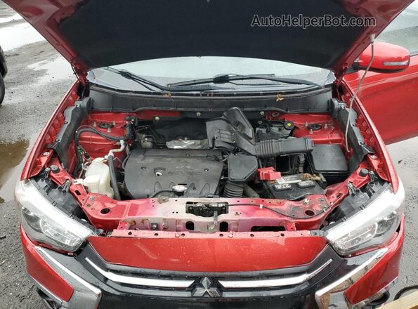 JA4AR3AWXJU018511 2018 MITSUBISHI OUTLANDER Red Widok naklejki z numerem VIN