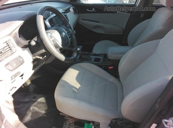 5XYPGDA54KG471447 2019 KIA SORENTO Синий Вид панели приборов