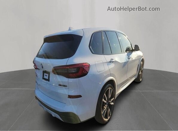 5UXJU4C0XLLE45698 2020 BMW X5 White Передня права чверть