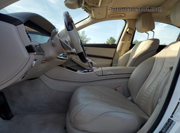 WDDUG8GB1JA381006 2018 MERCEDES-BENZ S-CLASS Белый 