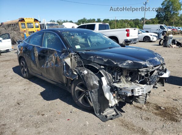 19XZE4F54NE012542 2022 HONDA INSIGHT Black Widok z przodu