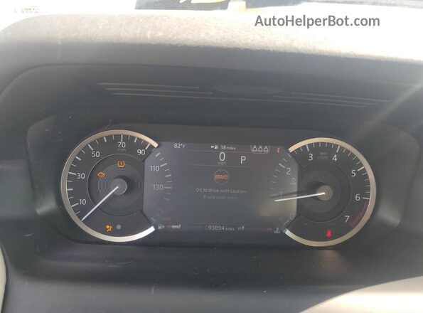 SALCJ2FX2LH837020 2020 LAND ROVER DISCOVERY White Вид задньої частини салону