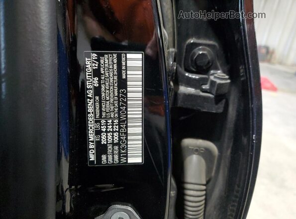 W1K3G4FB4LW047273 2020 MERCEDES-BENZ A-CLASS Black 
