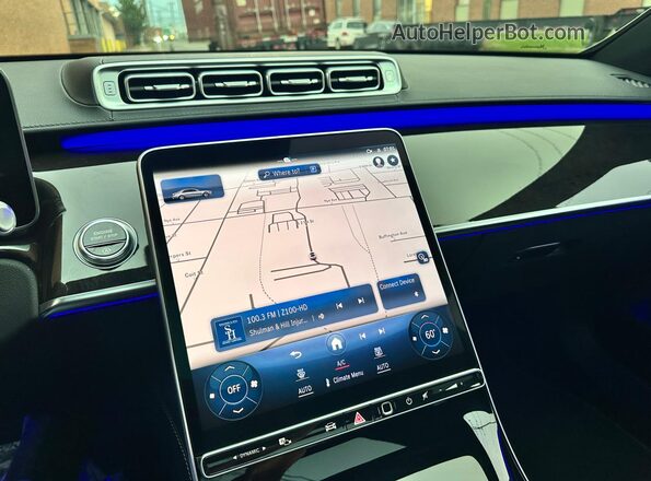 W1K6G7GB1MA056976 2021 MERCEDES-BENZ S Черный Вид подкапотного пространства