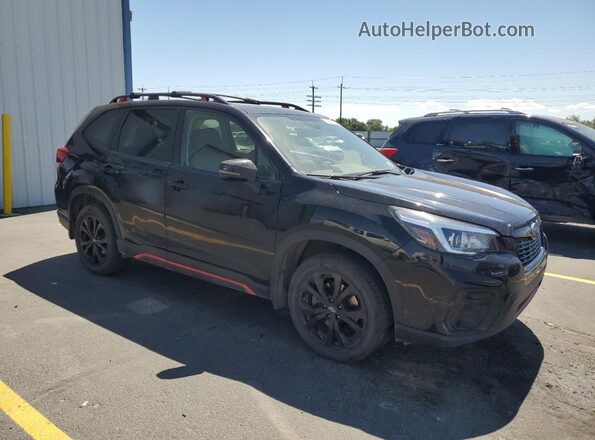 JF2SKALC2LH417982 2020 SUBARU FORESTER Black Вид спереду