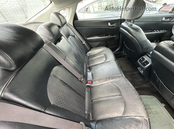 KNAGU4LE6L5044672 2020 KIA OPTIMA Black Вид салону спереду
