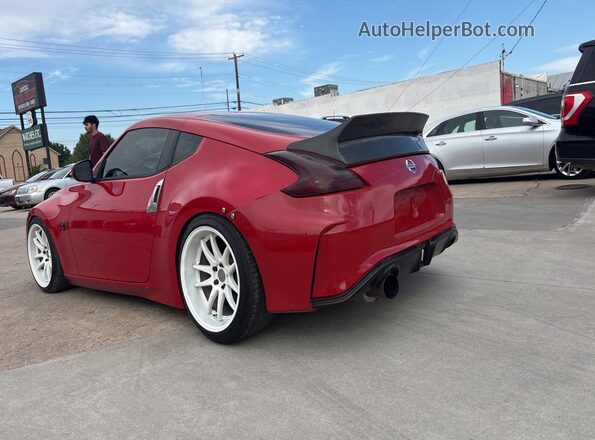 JN1AZ4EH8GM934008 2016 NISSAN 370Z Красный Передняя правая четверть