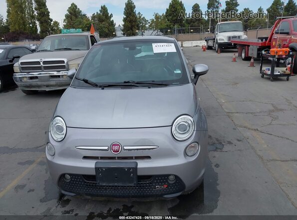 3C3CFFGE0GT229666 2016 FIAT 500E Gray 