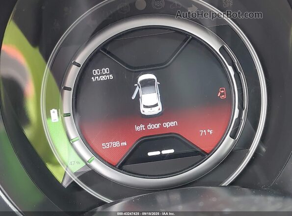 3C3CFFGE0GT229666 2016 FIAT 500E Gray 