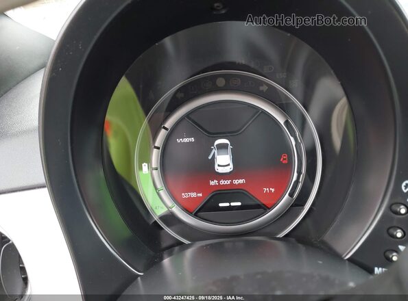3C3CFFGE0GT229666 2016 FIAT 500E Gray 