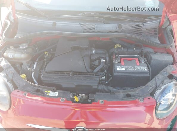 3C3CFFKR1HT586432 2017 FIAT 500 Красный Вид сзади