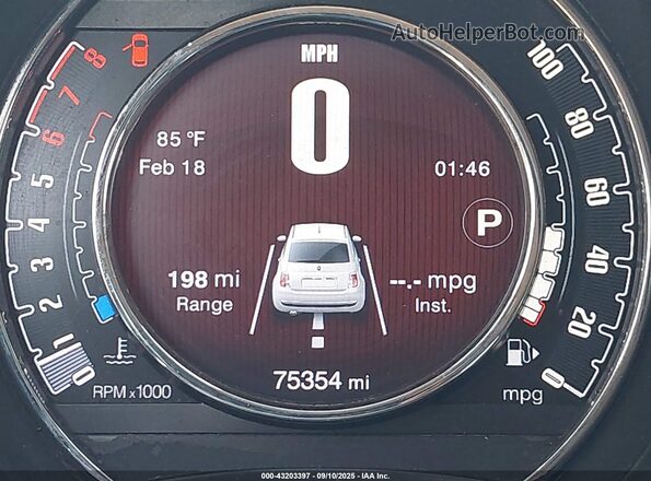 3C3CFFKR1HT586432 2017 FIAT 500 Красный 