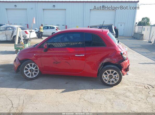 3C3CFFKR1HT586432 2017 FIAT 500 Красный Панорамный вид салона 360°