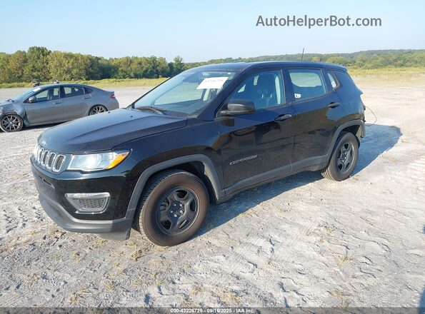 3C4NJCAB7LT230467 2020 JEEP COMPASS Black Front left