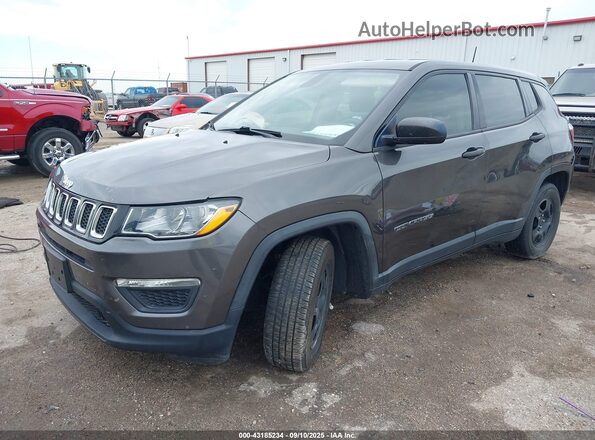 3C4NJCABXKT685912 2019 JEEP COMPASS Gray Առջևի ձախ երեք քառորդ տեսարան