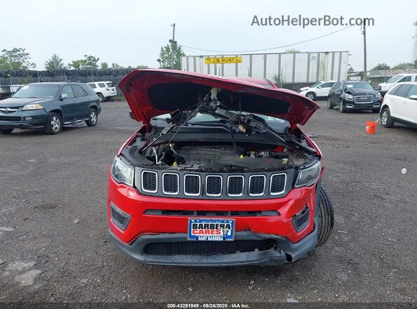 3C4NJCABXLT169440 2020 JEEP COMPASS Красный Вид щитка приборов