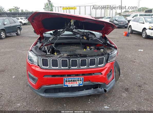 3C4NJCABXLT169440 2020 JEEP COMPASS Красный Вид спереди