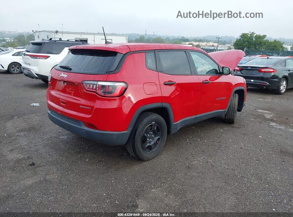 3C4NJCABXLT169440 2020 JEEP COMPASS Красный Задняя правая четверть