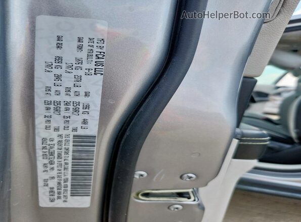 3C4NJCBB0KT614684 2019 JEEP COMPASS Silver Widok naklejki z numerem VIN