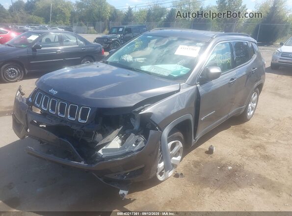 3C4NJCBB5LT162412 2020 JEEP COMPASS Gray Vista tres cuartos delantera izquierda