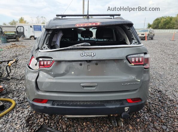 3C4NJCCB3LT114356 2020 JEEP COMPASS Gray უკანა ხედი