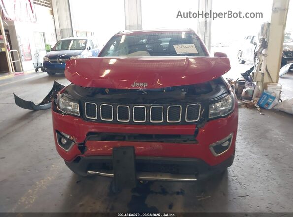 3C4NJCCB7MT559426 2021 JEEP COMPASS Бордовый Вид задней части салона