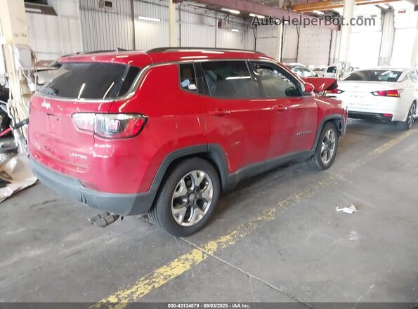 3C4NJCCB7MT559426 2021 JEEP COMPASS Бордовый Задняя правая четверть