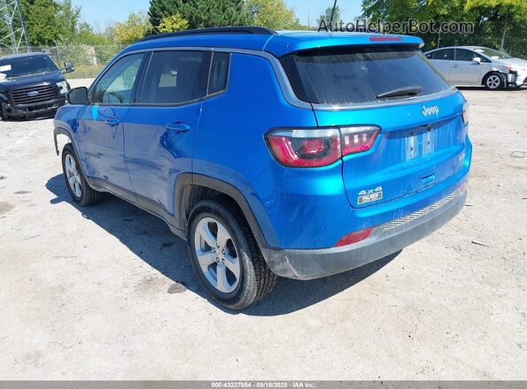 3C4NJDBB2LT132807 2020 JEEP COMPASS Blue Trasero izquierdo