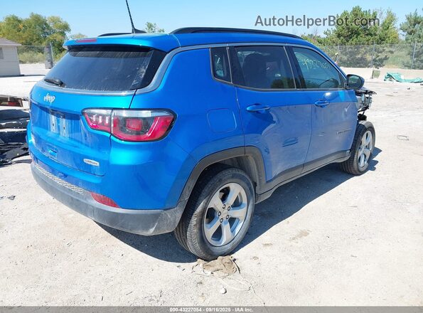 3C4NJDBB2LT132807 2020 JEEP COMPASS Blue Trasero derecho