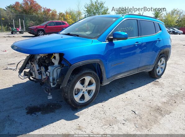 3C4NJDBB2LT132807 2020 JEEP COMPASS Blue Vista tres cuartos delantera izquierda