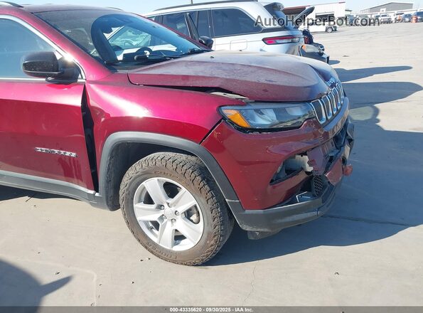 3C4NJDBB5NT215991 2022 JEEP COMPASS Темно-бордовый Вид спереди