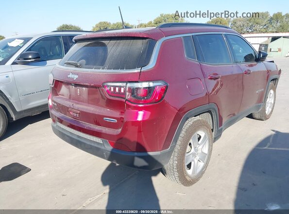 3C4NJDBB5NT215991 2022 JEEP COMPASS Темно-бордовый Задняя правая четверть