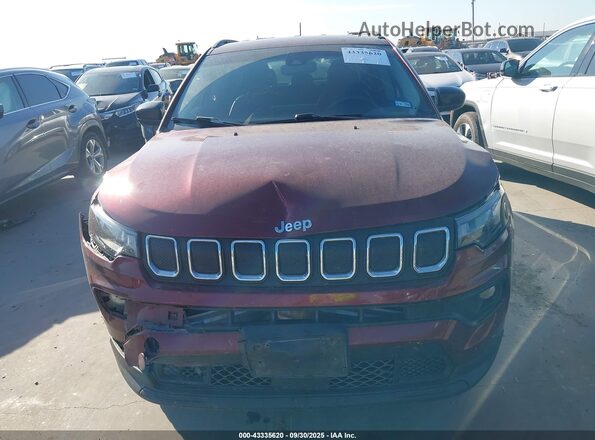 3C4NJDBB5NT215991 2022 JEEP COMPASS Темно-бордовый Вид щитка приборов