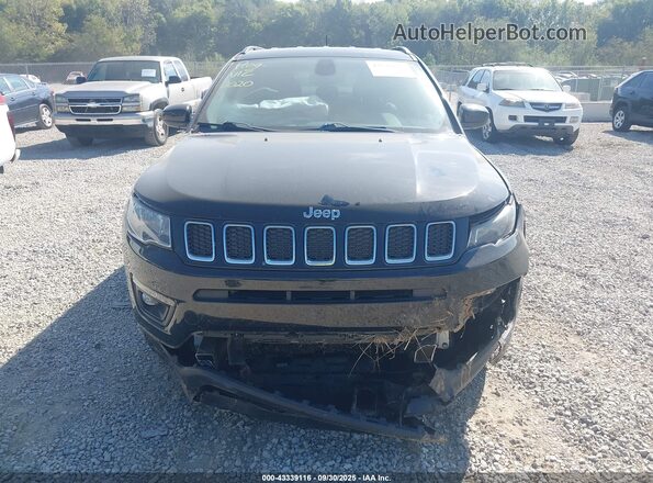 3C4NJDBB6LT228939 2020 JEEP COMPASS Black Instrument cluster view