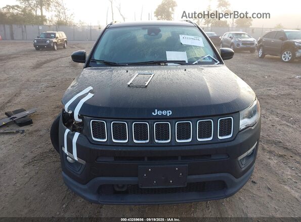 3C4NJDBB7LT100824 2020 JEEP COMPASS Black Vista interior trasera