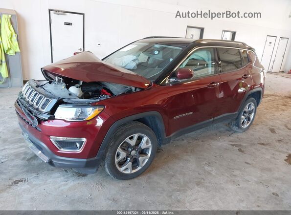 3C4NJDCB0LT228255 2020 JEEP COMPASS Red Front left